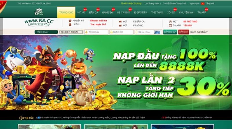 K8cc: Nhà cái K8cc uy tín, chất lượng và đa dạng sản phẩm cá cược