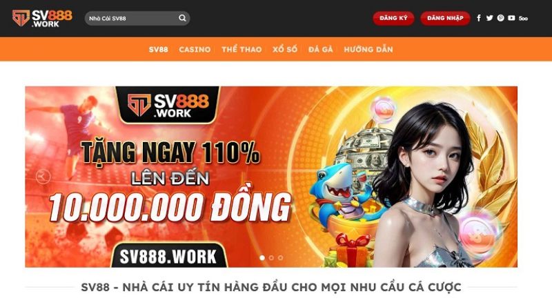 SV88 – Sân chơi cá cược trực tuyến chất lượng đỉnh cao