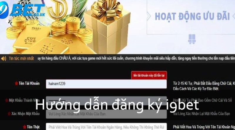 Hướng Dẫn Đăng Ký I9bet Nhanh Gọn Cho Các Tay Cược