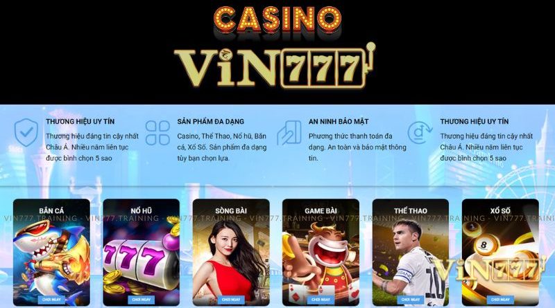 Top Game Vin777: Khám Phá Những Trò Chơi Hấp Dẫn Nhất